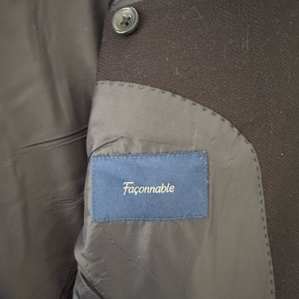 Faconnable Men's Navy Blazer